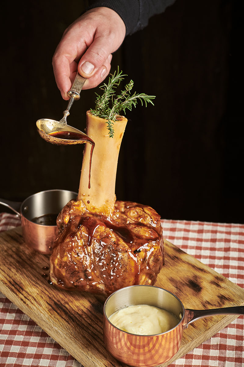 Jarrete de ternera del restaurante Fandango Baqueira