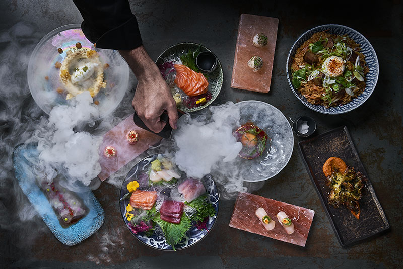 Restaurante Quintoelemento Año Nuevo Chino: algunos de los platos del local