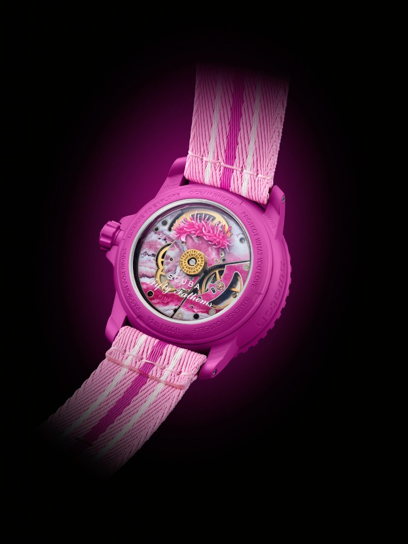 Nuevo reloj Swatch X Blancpain Fifty Fathoms Pink Ocean