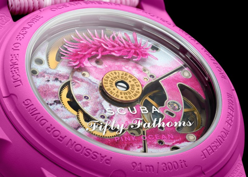 Nuevo reloj Swatch X Blancpain Fifty Fathoms Pink Ocean