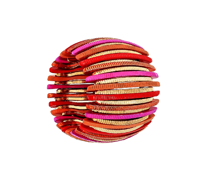 Bijou Brigitte anillo joyas colores coral