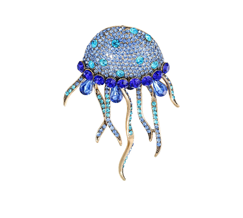 Bijou Brigitte joyas marinas broche medusa