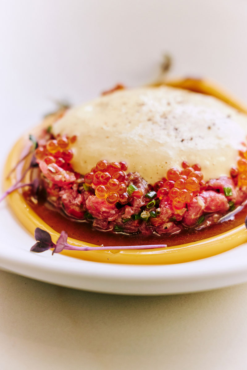 Restaurante Alto Bardero: primer plano de su Steak Tartar