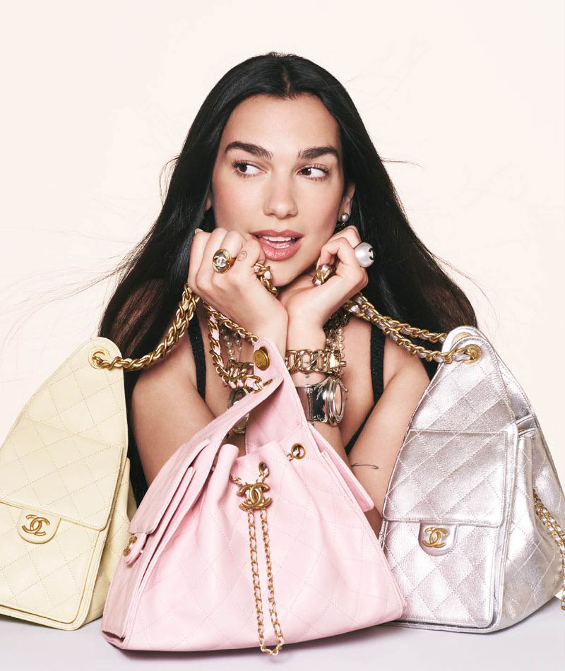 bolso dua lipa chanel nueva imagen firma francesa