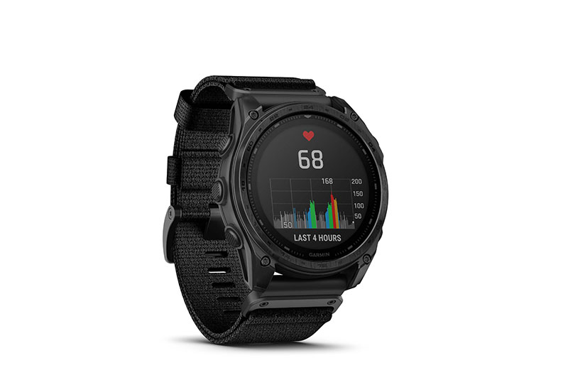 Garmin Tactix 8 mostrando métricas de salud