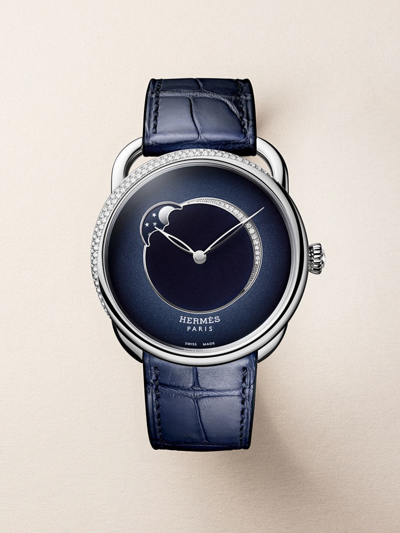 Hermés Arceau Petite Lune con fase lunar