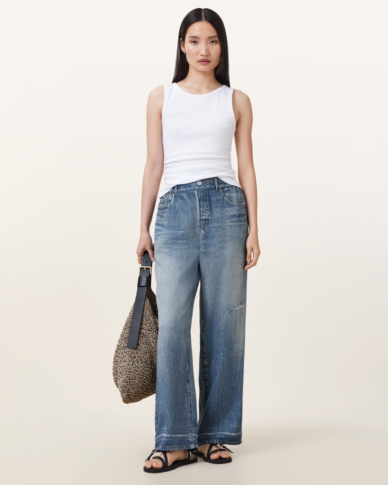 ropa denim mujer AllSaints ss25 pantalón recto