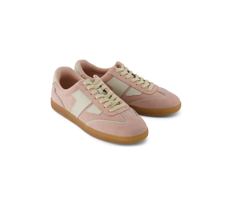 zapatillas retro cómodas rosa pálido toms