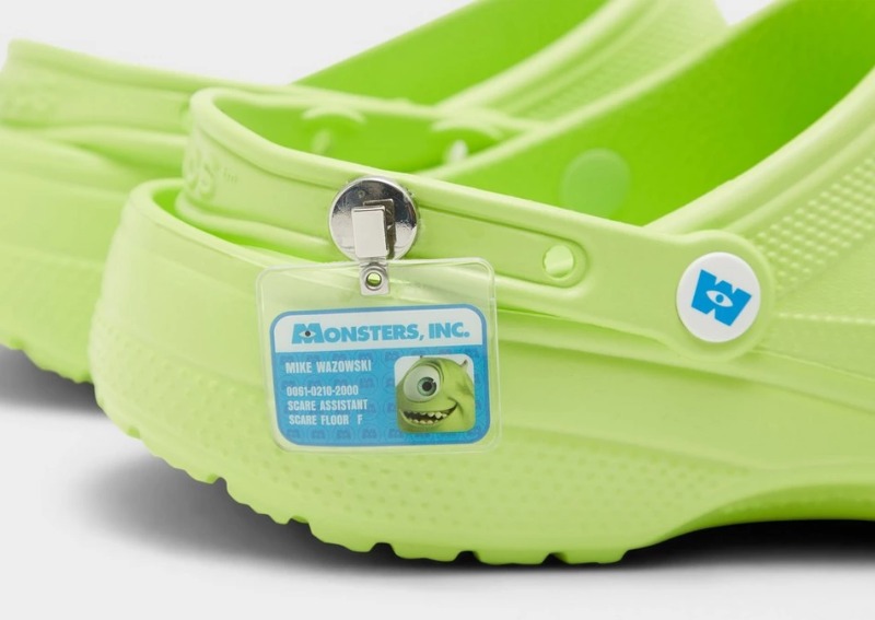 zuecos adultos niños crocs Monstruos S.A. Mike Wazowski