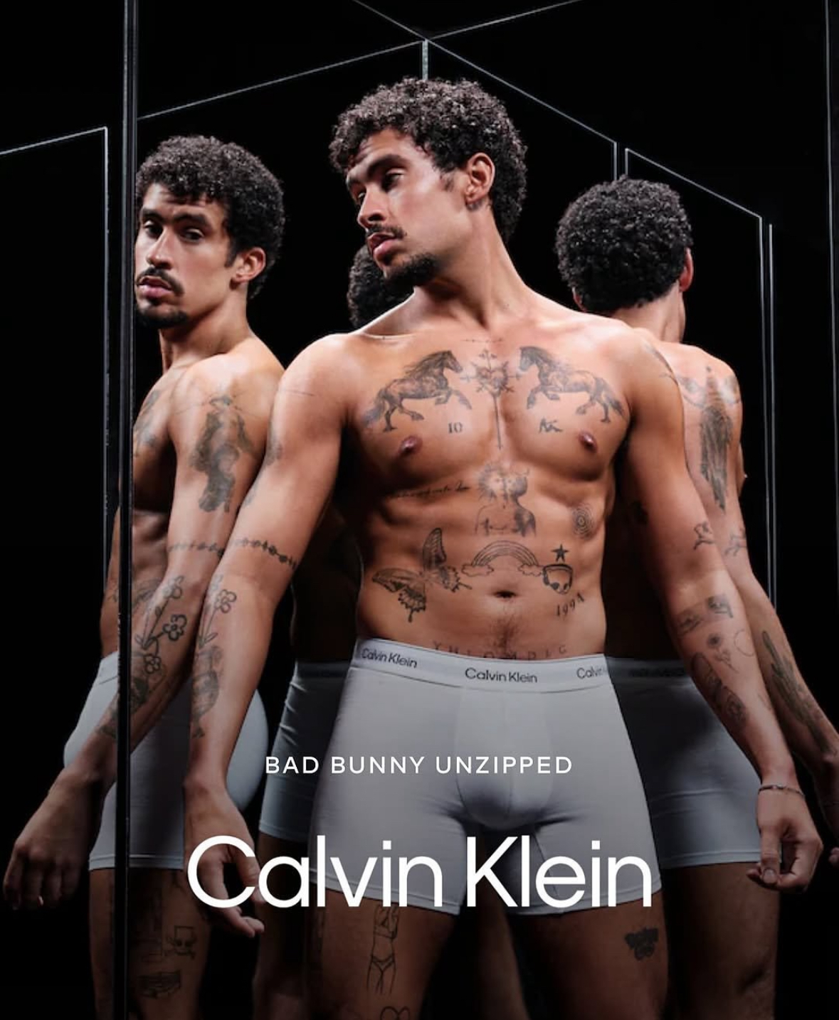 bad bunny y calvin klein campaña encienden temperatura calzoncillos puerto rico