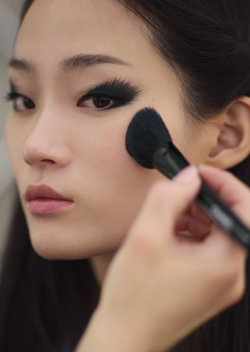 maquillaje tweed chanel desfile otoño invierno parís