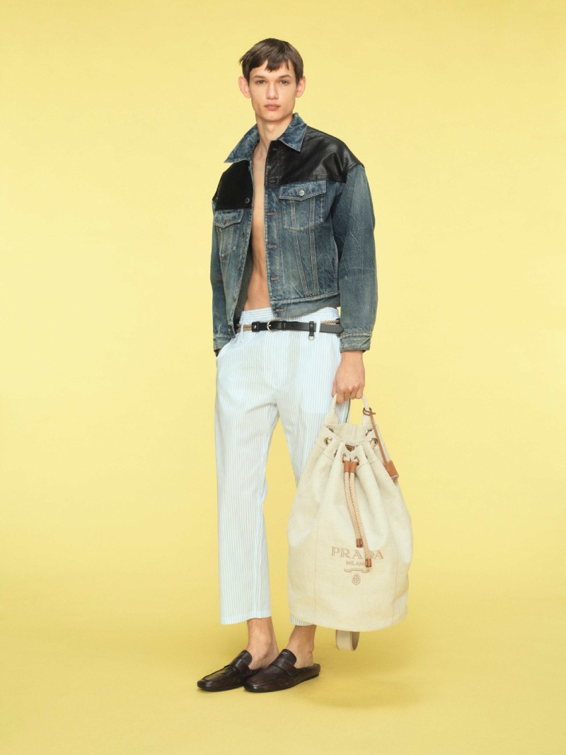 El hombre Prada del verano es elegante pero casual